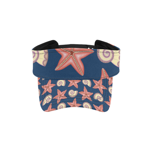 Starfish Pattern Print Design 03 Unisex Sun Visor