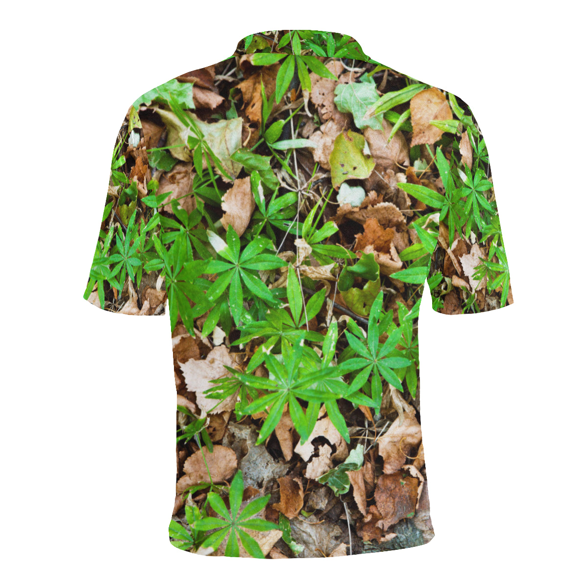 Camouflage Realistic Tree Fresh Print Men Polo Shirt