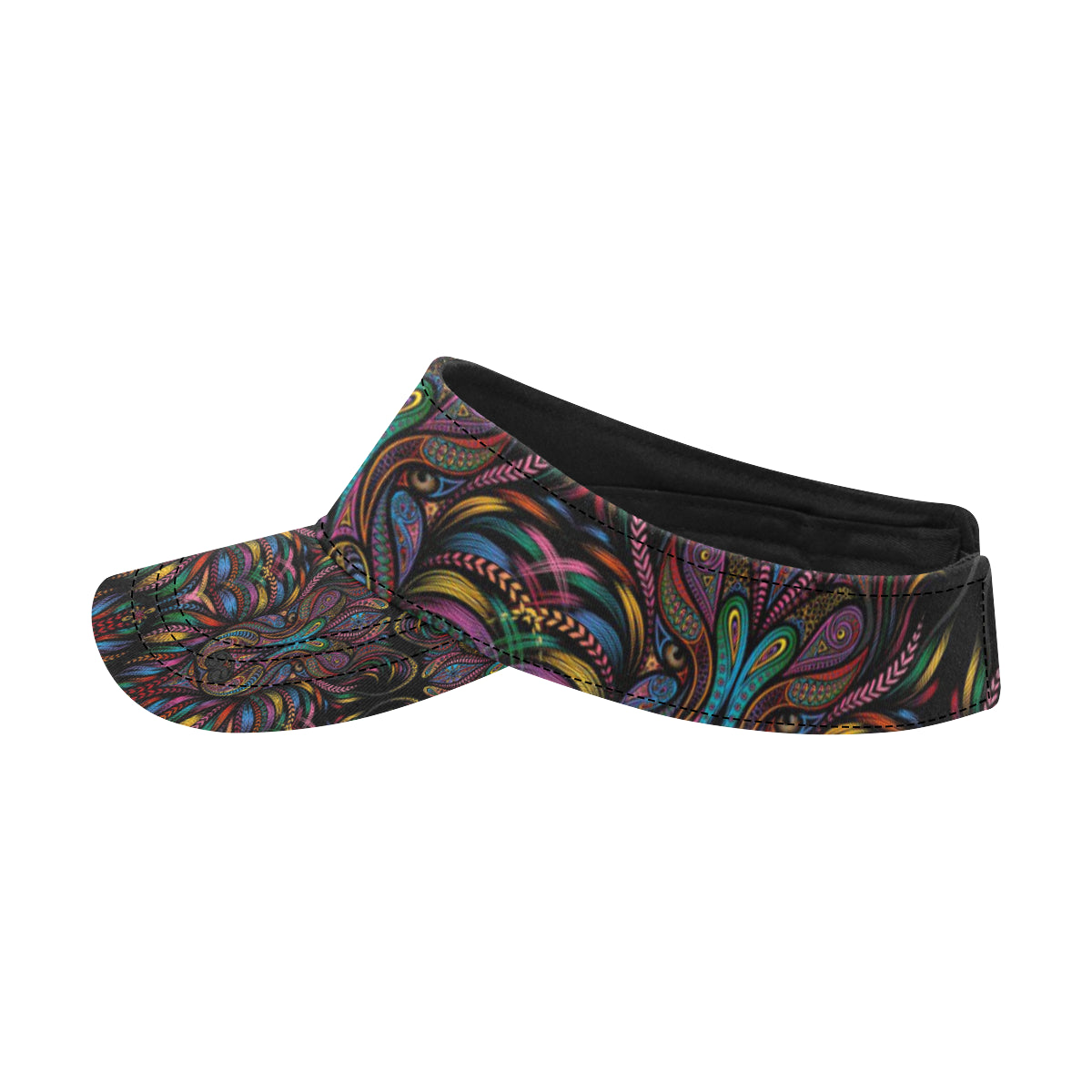Colorful Art Wolf Unisex Sun Visor