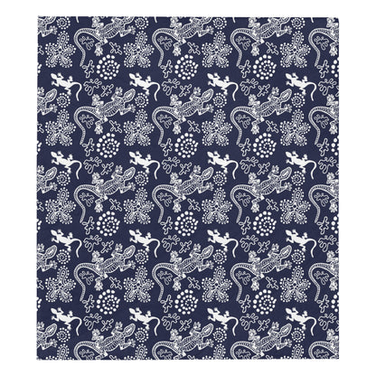 lizard Pattern Print Design 03 Premium Quilt