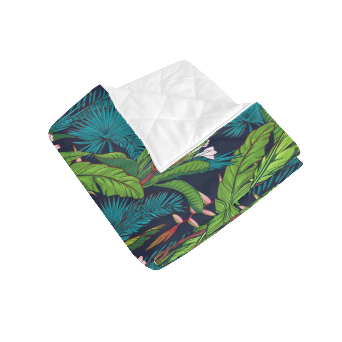 Rainforest Pattern Print Design RF01 Premium Quilt