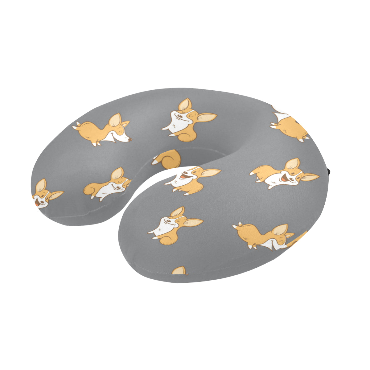 Pembroke Welsh Corgis Pattern Print Design A02 U-Shaped Travel Neck Pillow