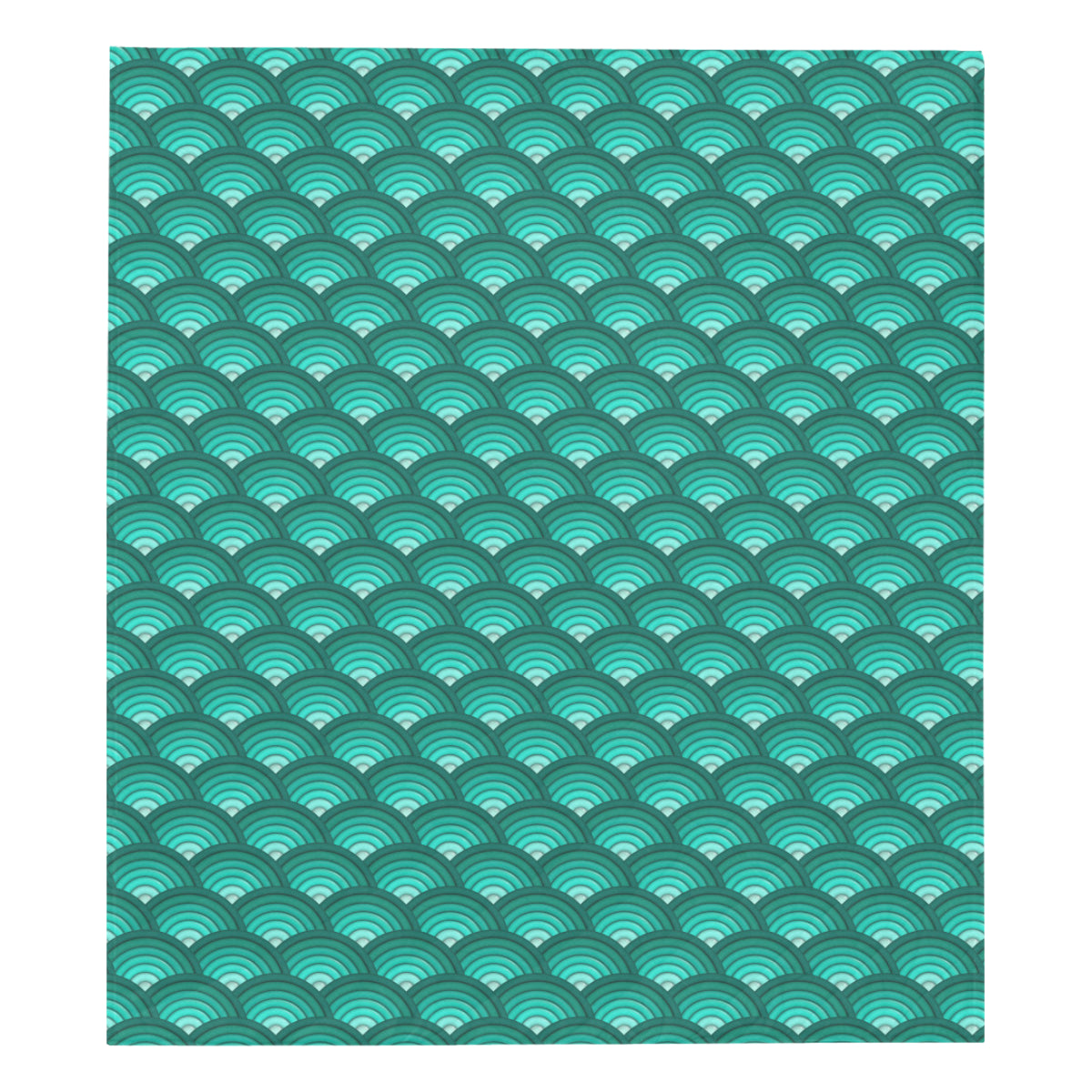 Scales Pattern Print Design 01 Premium Quilt