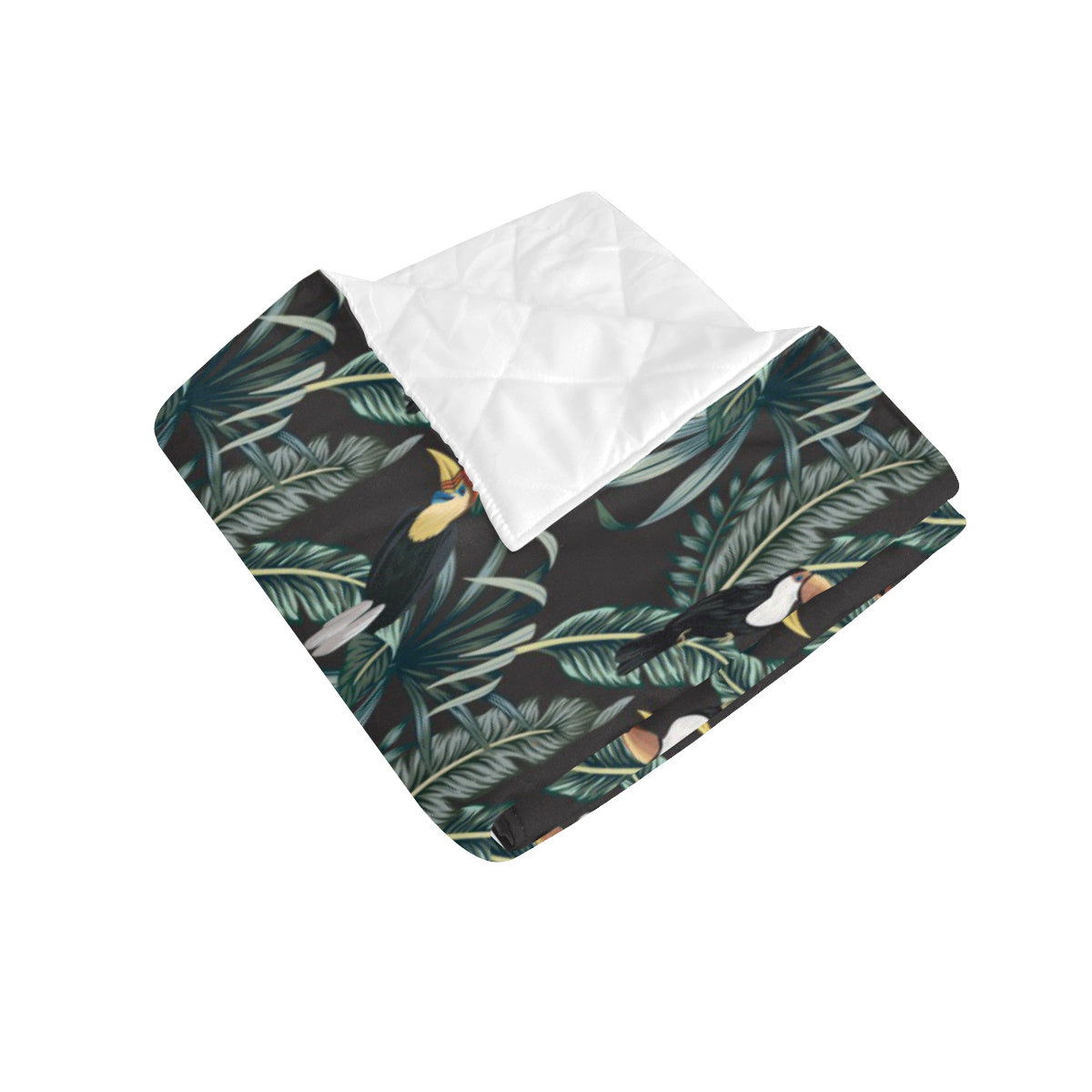 Rainforest Pattern Print Design RF06 Premium Quilt