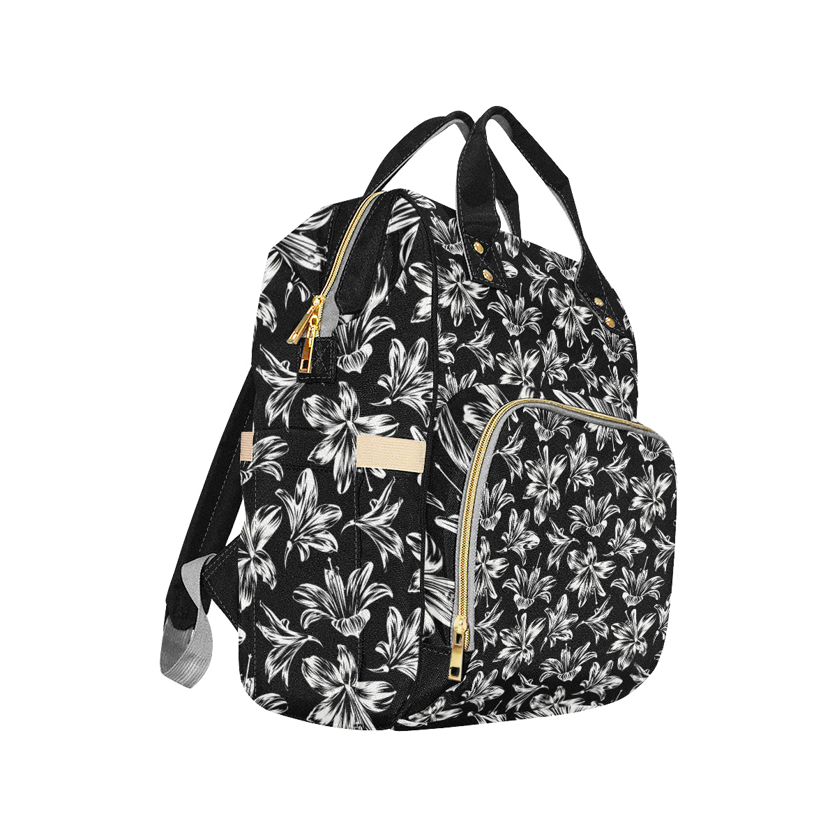 Amaryllis Pattern Print Design AL04 Diaper Bag Backpack