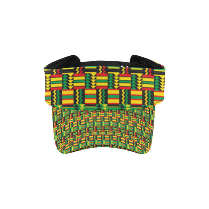 African Zip Zag Print Pattern Unisex Sun Visor