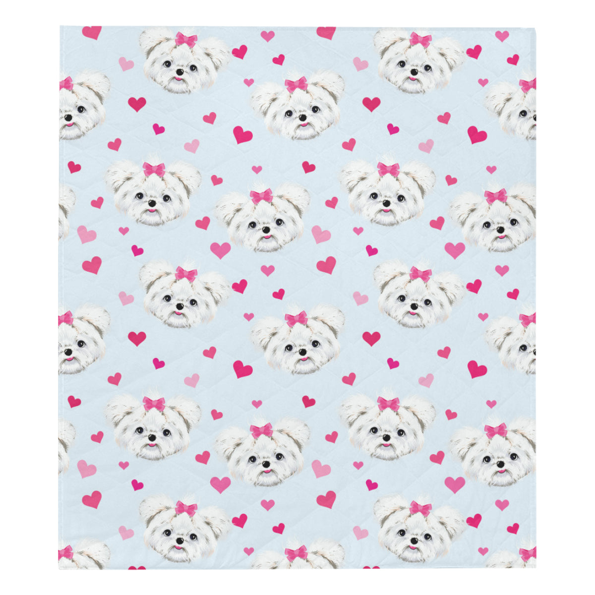 Maltese Pattern Print Design 03 Premium Quilt