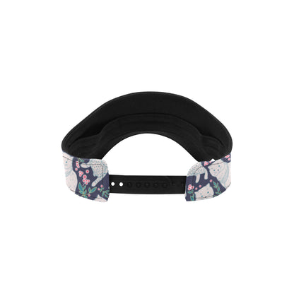 Cat Pattern Print Design 06 Unisex Sun Visor
