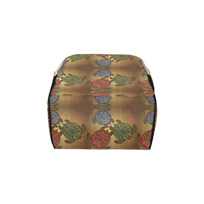 Sea Turtle Tribal Colorful Diaper Bag Backpack
