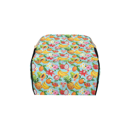 Tropical Fruits Pattern Print Design TF01 Diaper Bag Backpack
