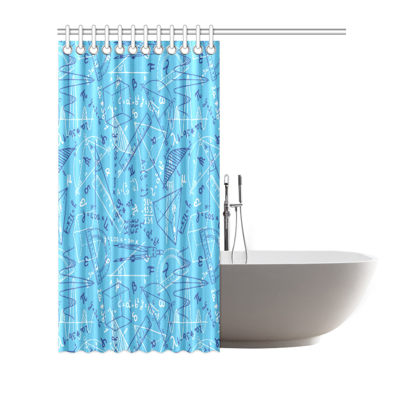 Math Pattern Print Design 02 Shower Curtain