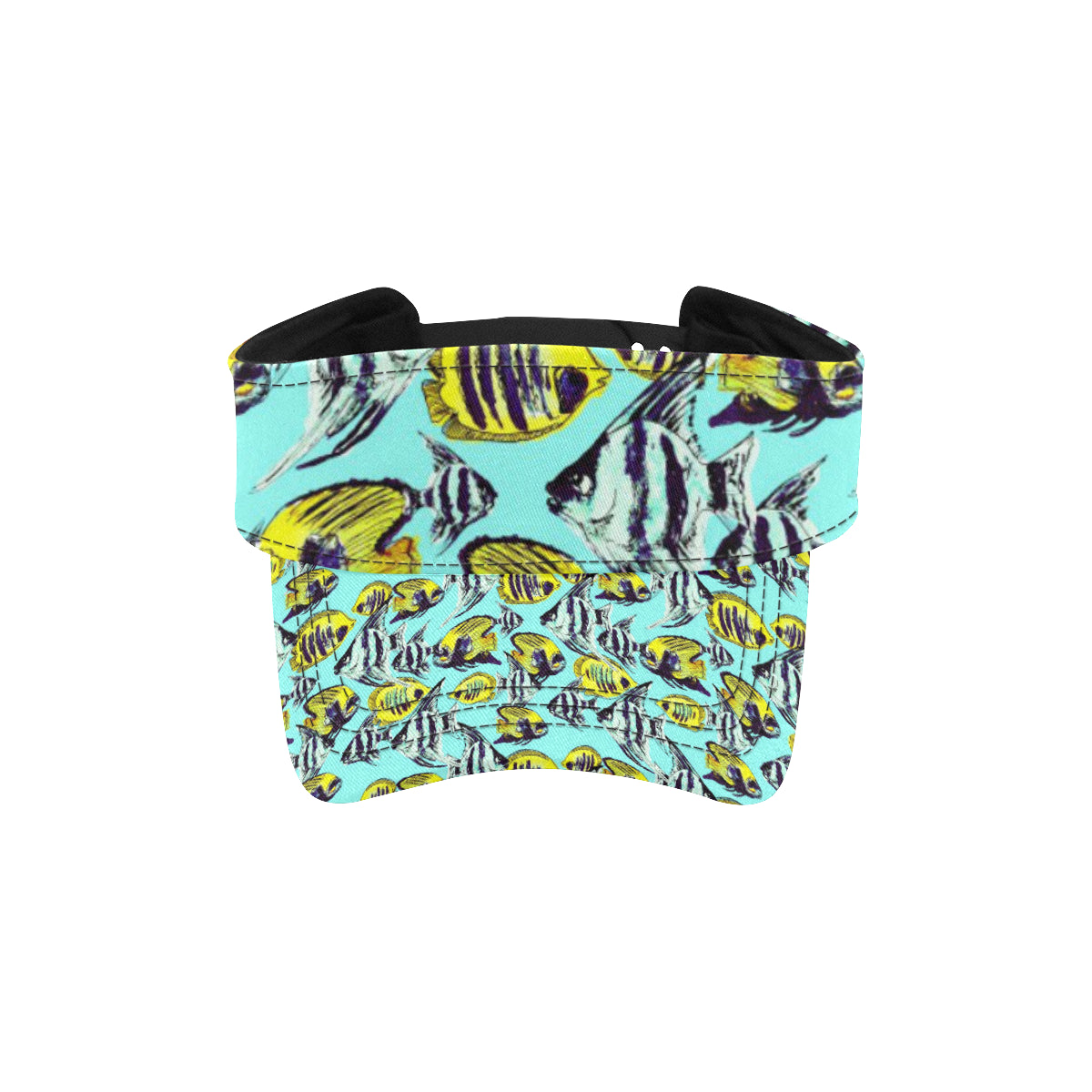 Angelfish Pattern Print Design 02 Unisex Sun Visor