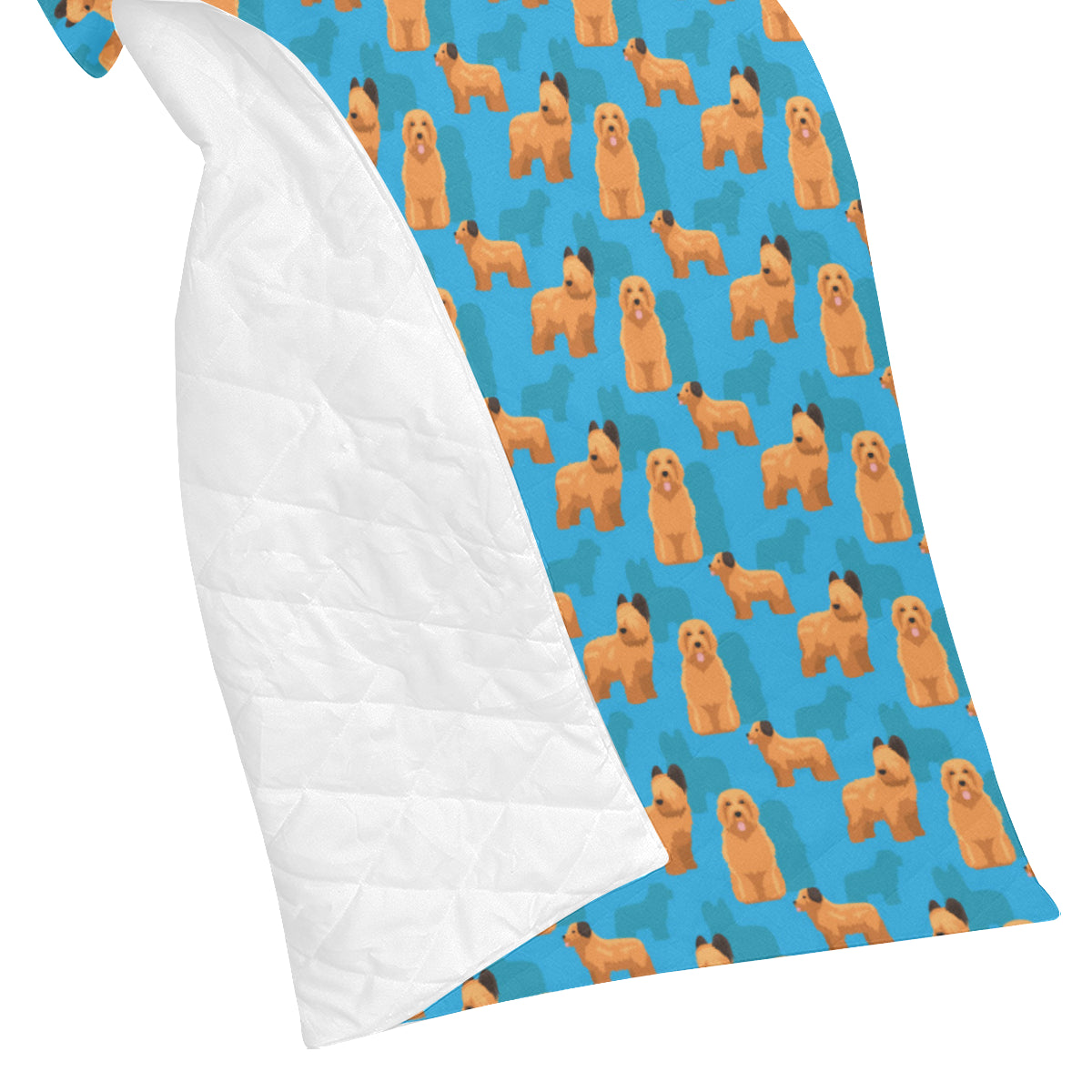 Briards Pattern Print Design 01 Premium Quilt