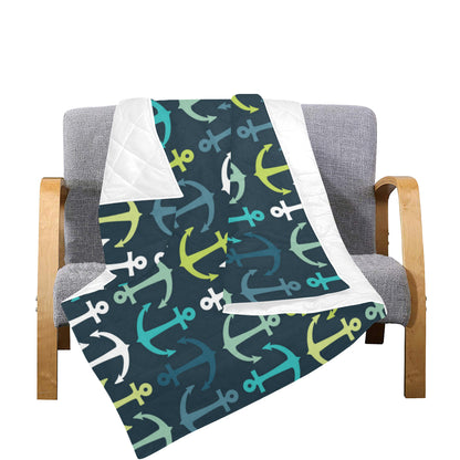 Anchor Pattern Print Design 03 Premium Quilt