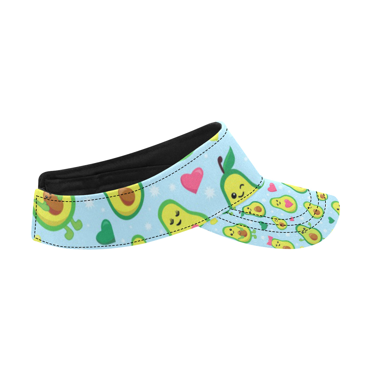 Avocado Pattern Print Design AC09 Unisex Sun Visor