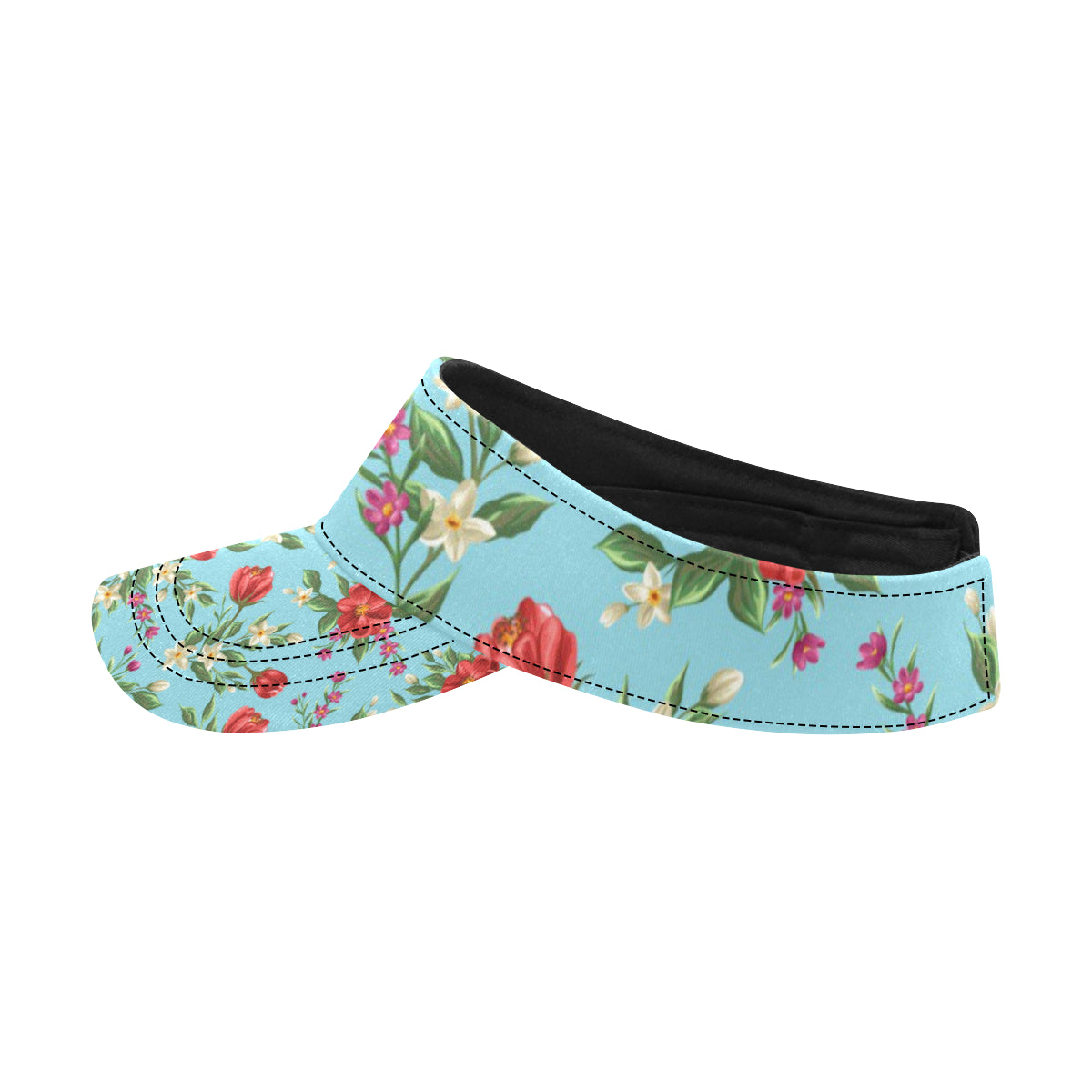 Summer Floral Pattern Print Design SF011 Unisex Sun Visor