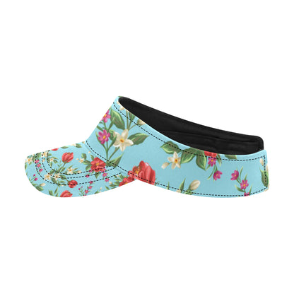 Summer Floral Pattern Print Design SF011 Unisex Sun Visor