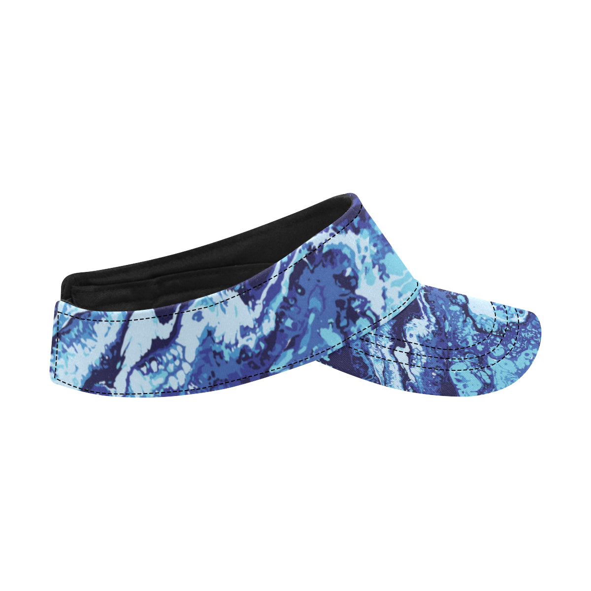 Ocean Liquid Pattern Print Design A03 Unisex Sun Visor