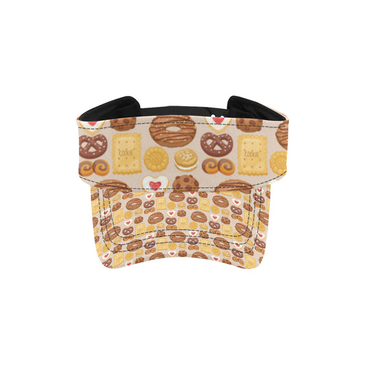 Cookie Pattern Print Design 02 Unisex Sun Visor
