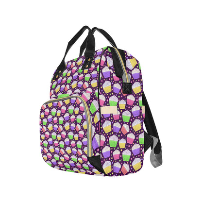 Cupcake Pattern Print Design CP07 Diaper Bag Backpack