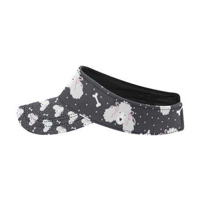 Poodle Pattern Print Design A03 Unisex Sun Visor