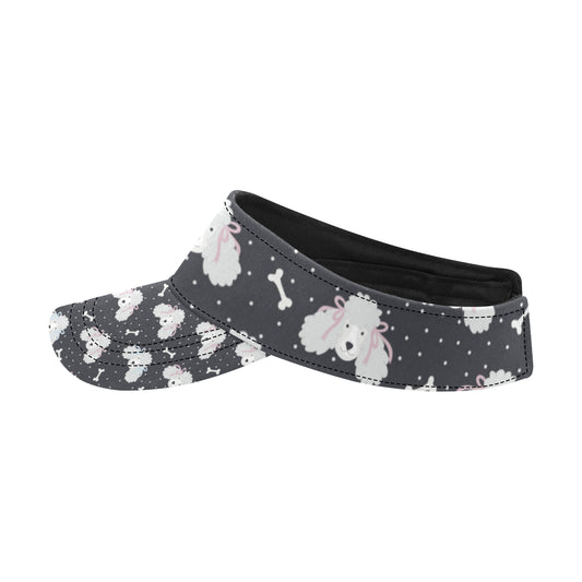 Poodle Pattern Print Design A03 Unisex Sun Visor