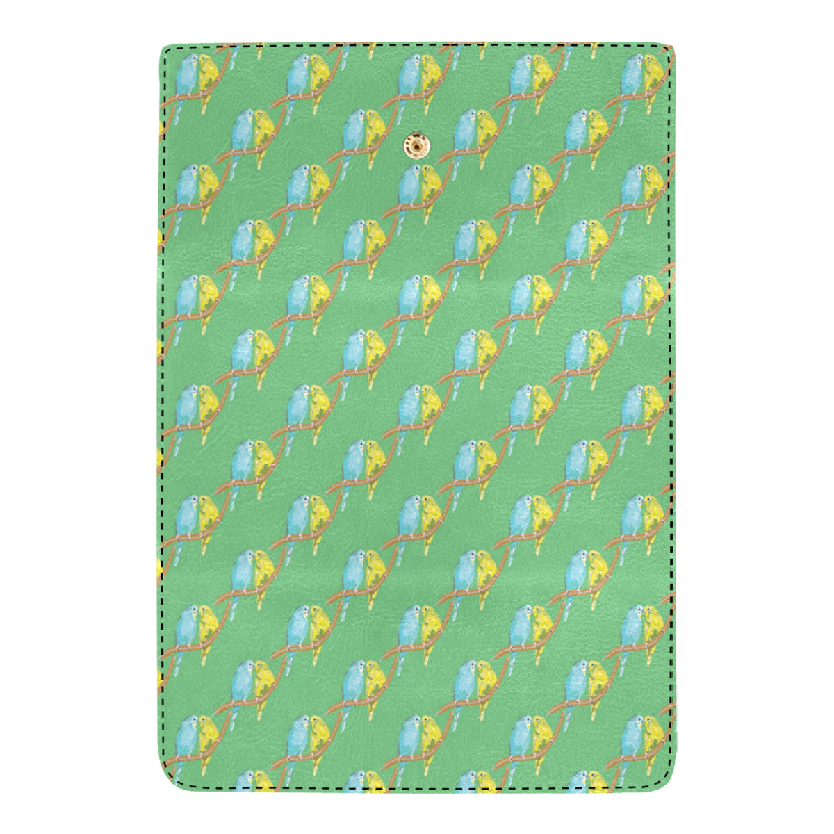 Budgerigar Pattern Print Design 01 Women's Trifold Wallet
