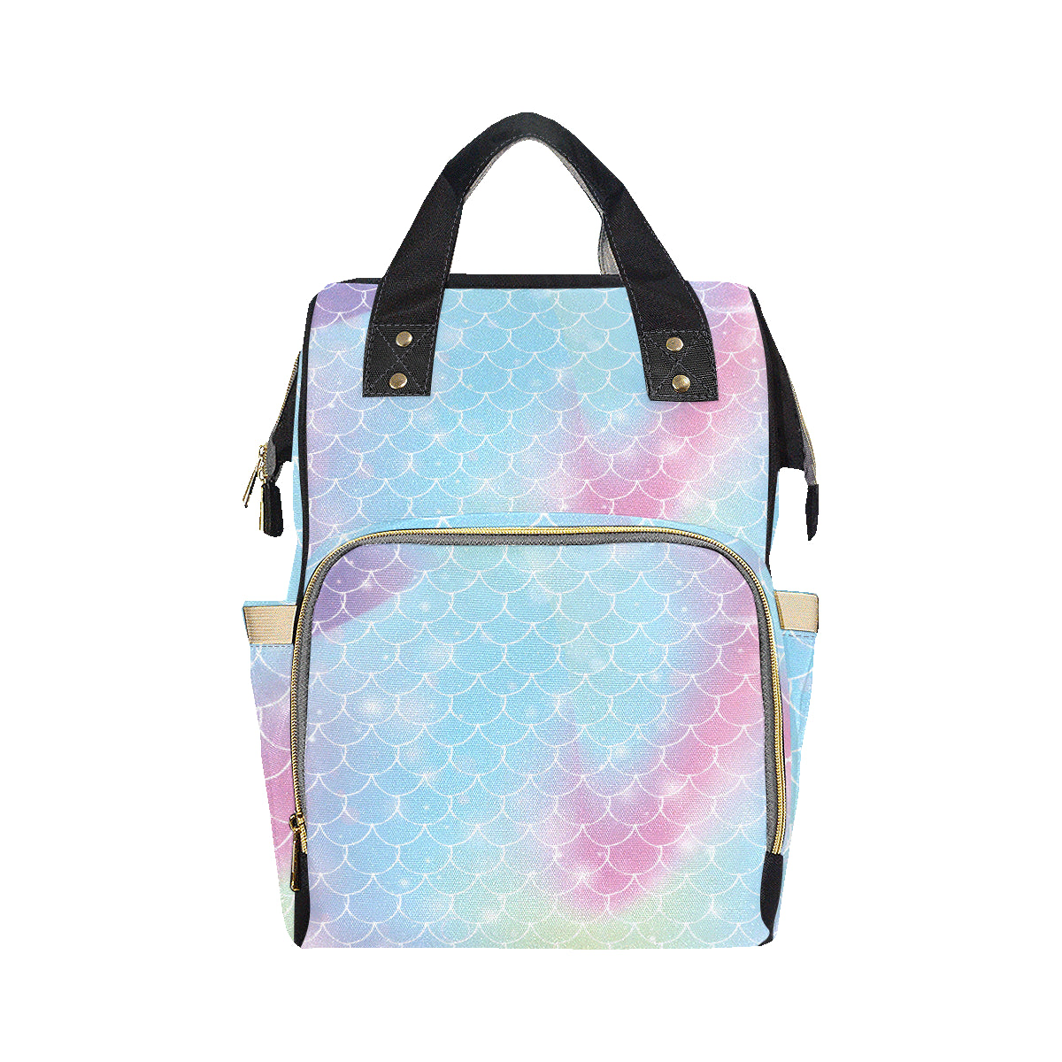 Rainbow Pattern Print Design A06 Diaper Bag Backpack
