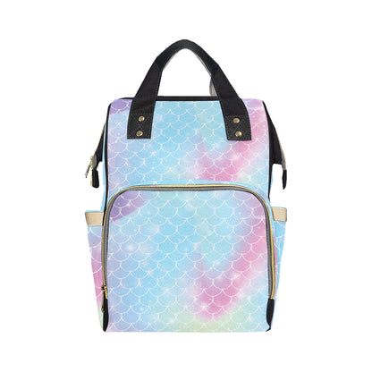 Rainbow Pattern Print Design A06 Diaper Bag Backpack