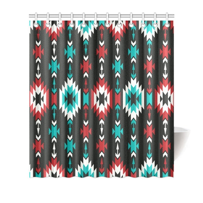 Native Pattern Print Design A08 Shower Curtain