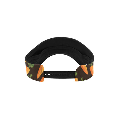 Carrot Pattern Print Design 06 Unisex Sun Visor
