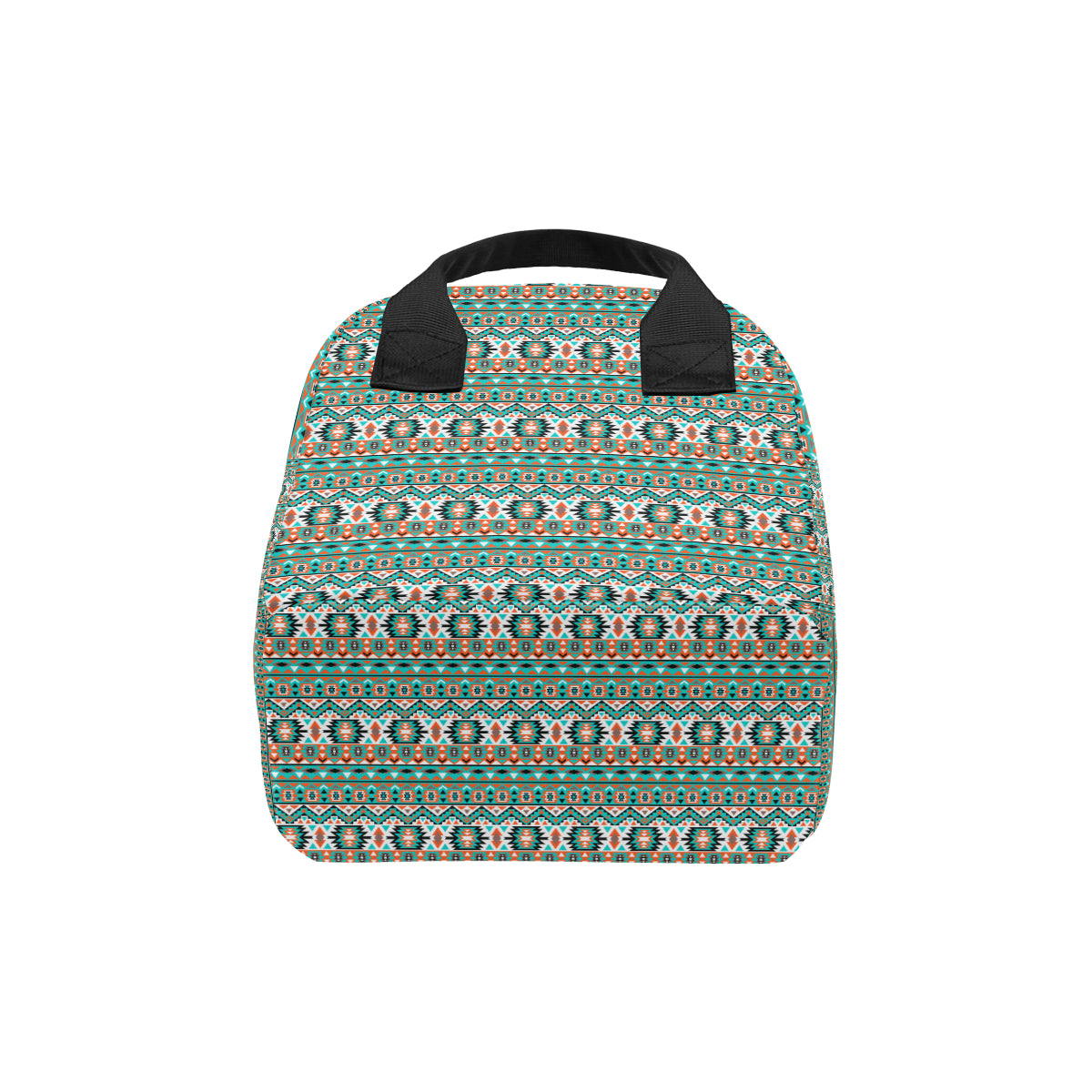 Indian Navajo Ethnic Themed Design Print Insulated Lunch Bag