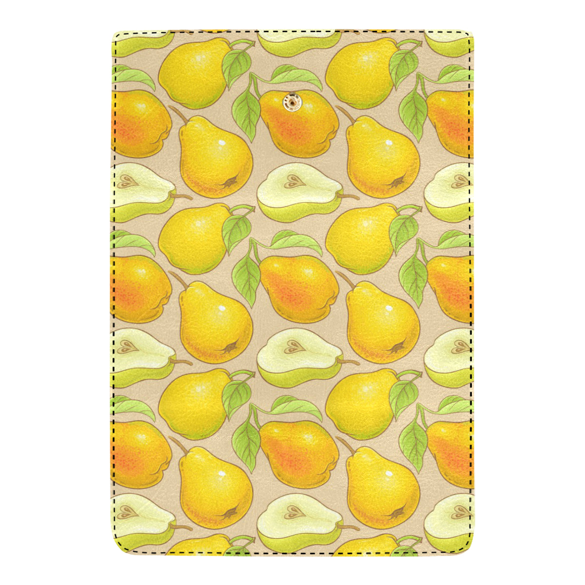 Pear Pattern Print Design PE05 Women's Trifold Wallet
