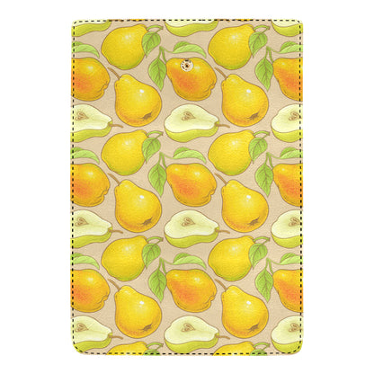 Pear Pattern Print Design PE05 Women's Trifold Wallet