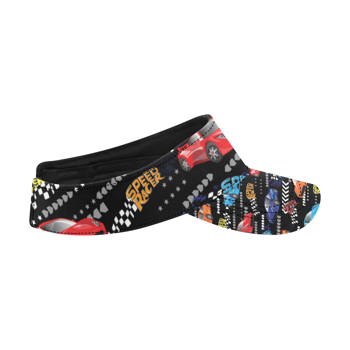 Racing Pattern Print Design A05 Unisex Sun Visor
