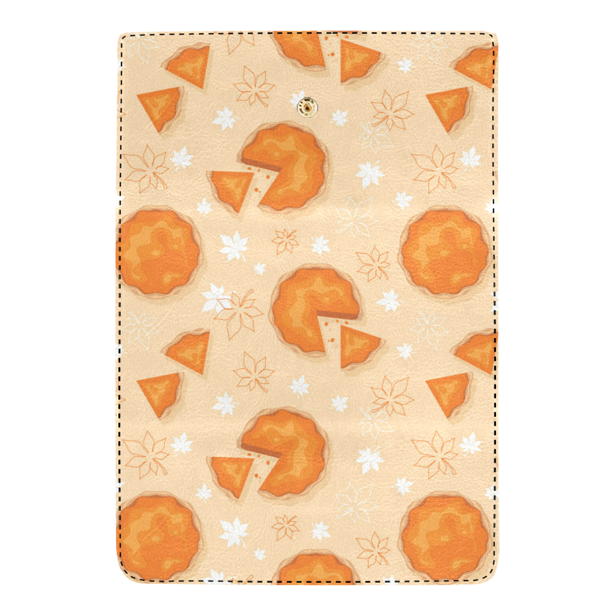 Pie Pattern Print Design A01 Women's Trifold Wallet