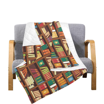 Book Pattern Print Design 06 Premium Quilt