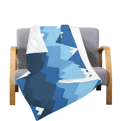 Mountain Pattern Print Design 04 Premium Quilt