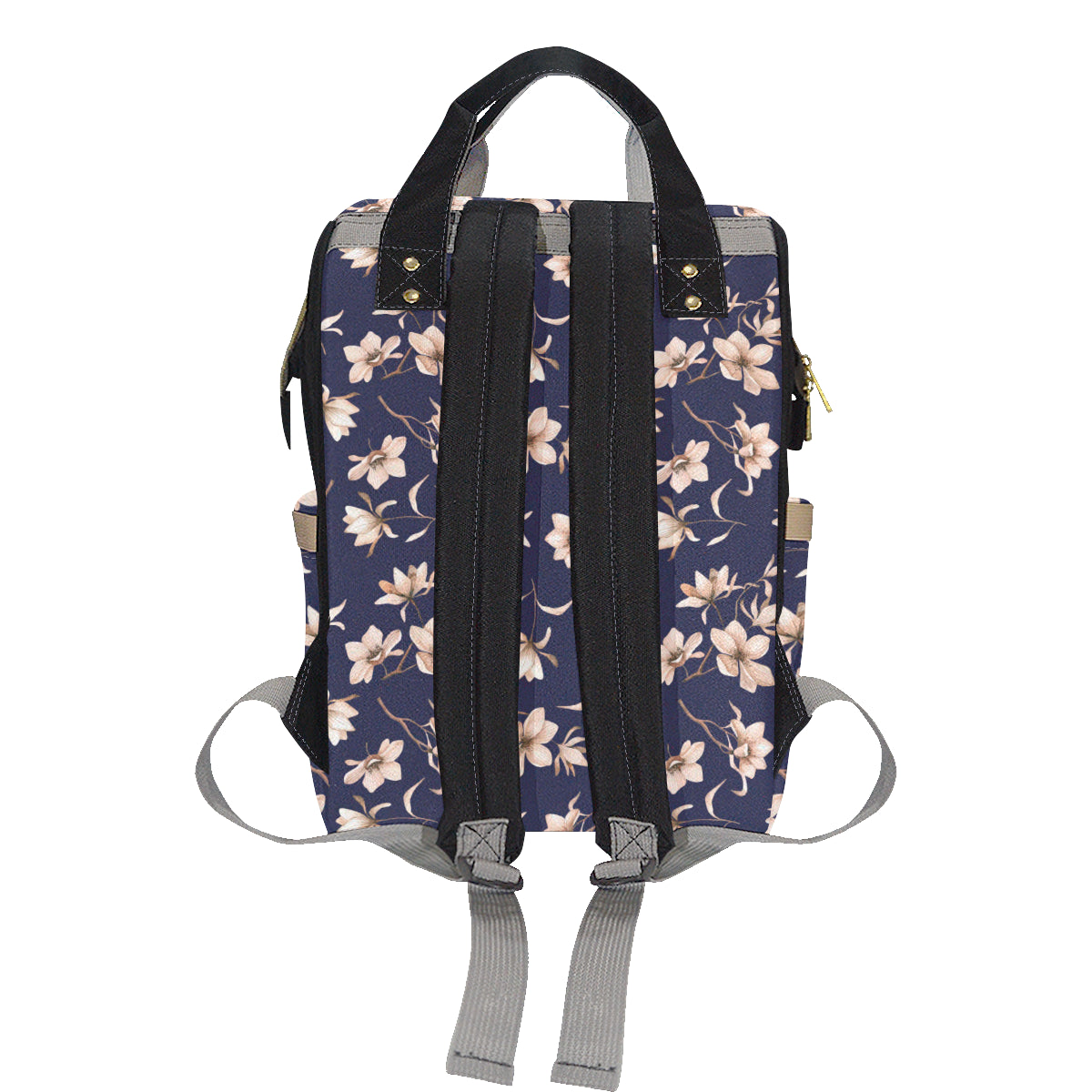 Beautiful Floral Pattern Diaper Bag Backpack