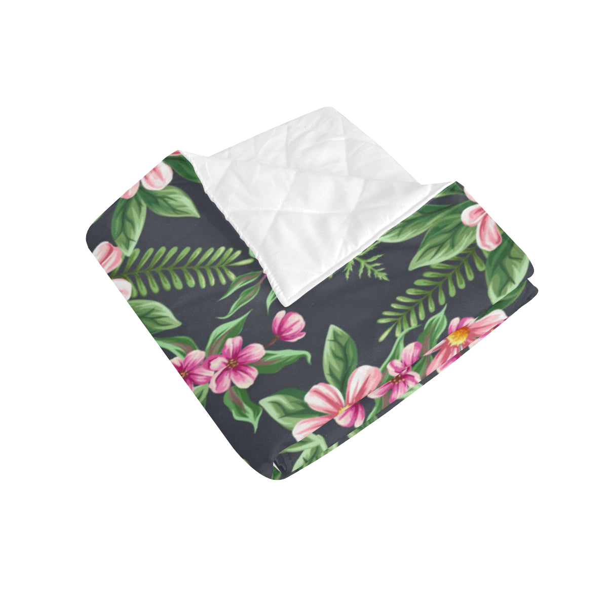 Summer Floral Pattern Print Design SF010 Premium Quilt