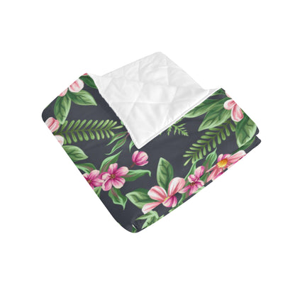 Summer Floral Pattern Print Design SF010 Premium Quilt