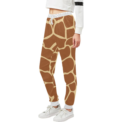 Giraffe Texture Print Unisex Sweatpants