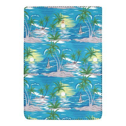 Palm Tree Beach Women's Trifold Wallet
