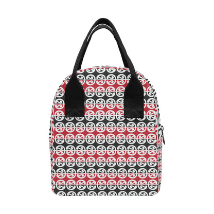 Maori Classic Themed Design Print Insulated Lunch Bag