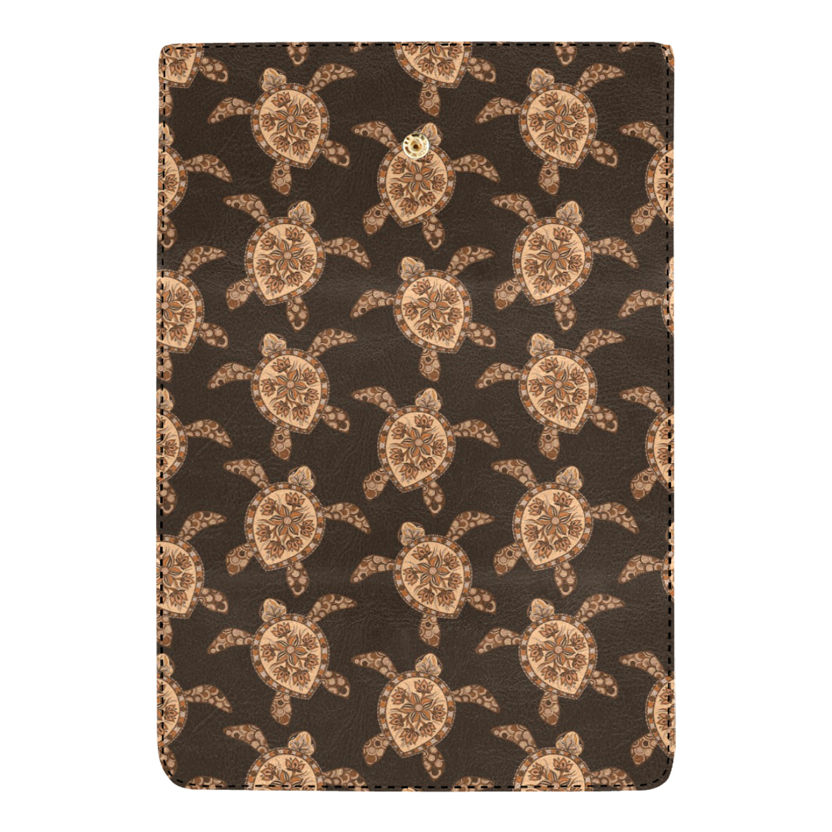 Tribal Sea Turtle Pattern Print Design T09 Women's Trifold Wallet