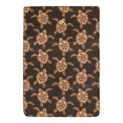 Tribal Sea Turtle Pattern Print Design T09 Women's Trifold Wallet