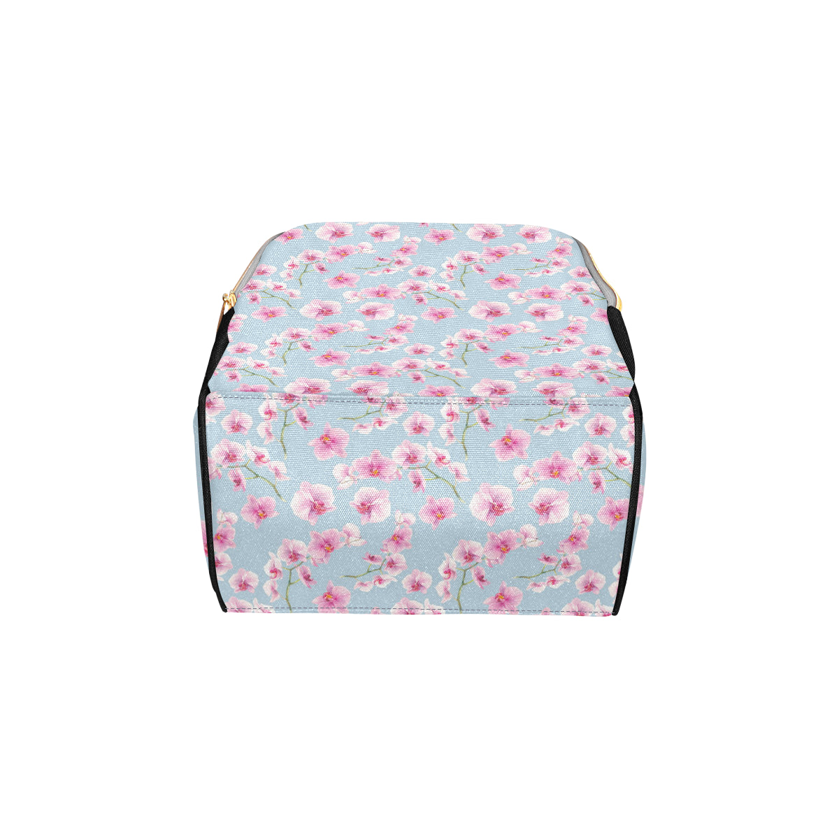 Orchid Pink Pattern Print Design OR01 Diaper Bag Backpack