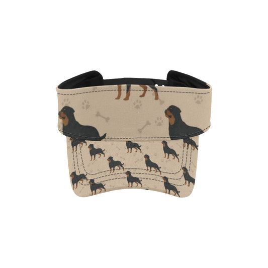 Rottweiler Pattern Print Design A01 Unisex Sun Visor