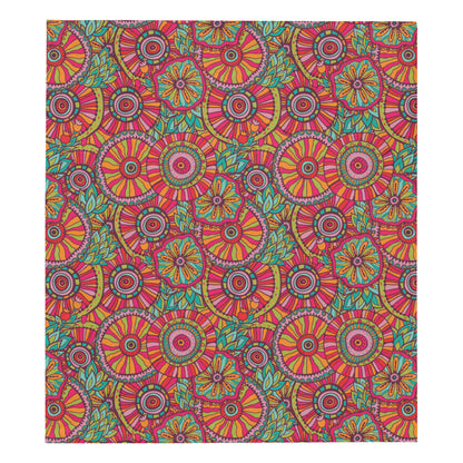 Boho Pattern Print Design 01 Premium Quilt