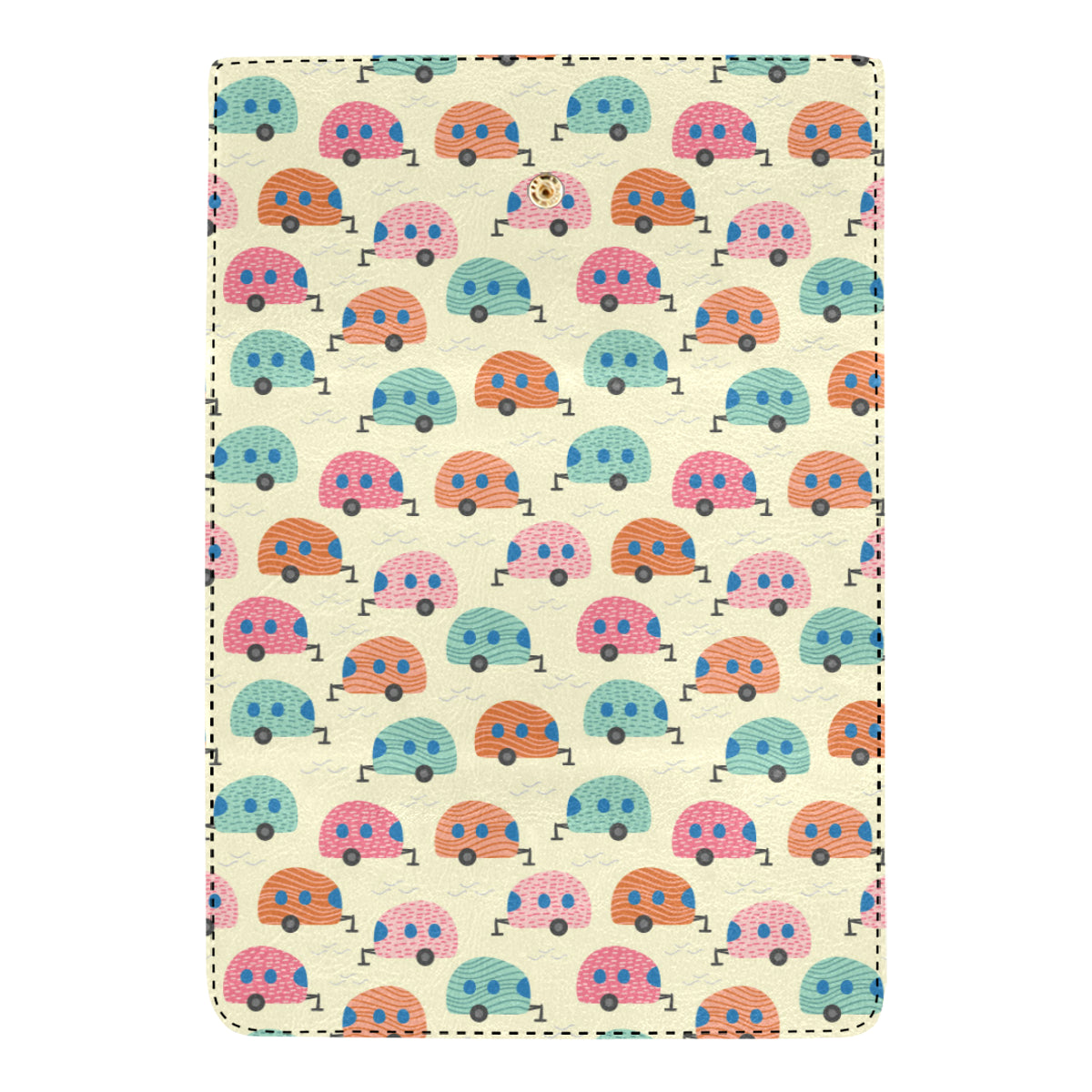 Camper Pattern Print Design 06 Women's Trifold Wallet